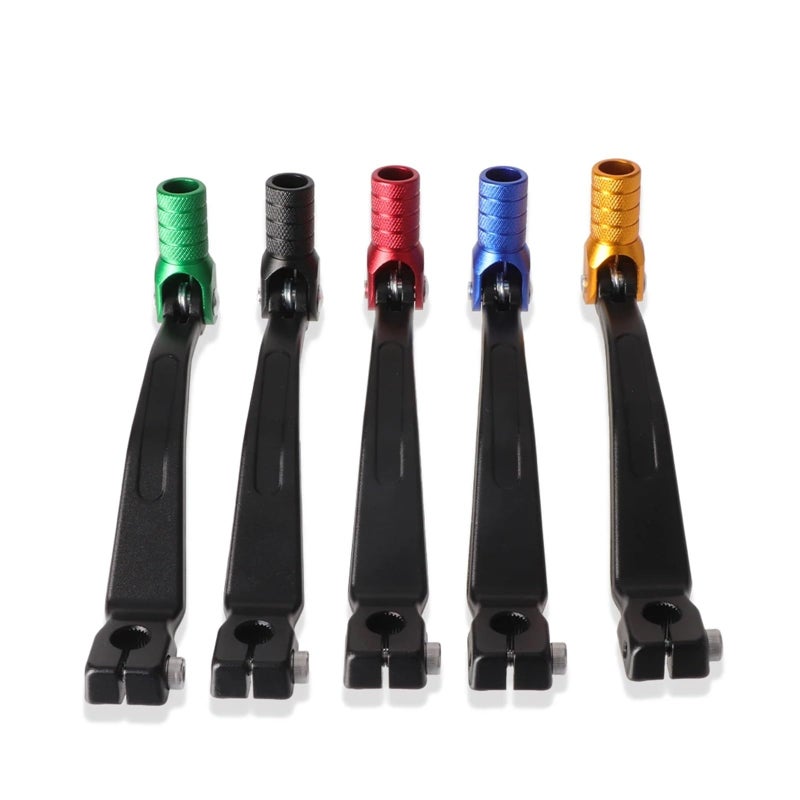 Black Aluminum Alloy Folding Motorcycle Shift Lever Gear Pedal Replacement - Image 3