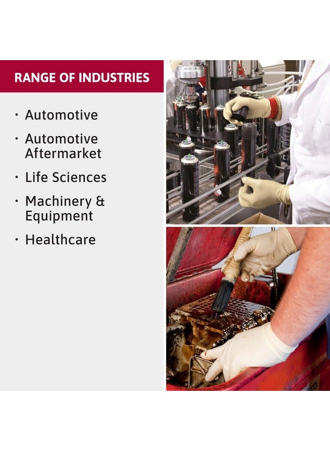 Ansell Microflex MF300M Powder Free Diamond Grip Latex Gloves Size Medium, 100 Box - Image 3