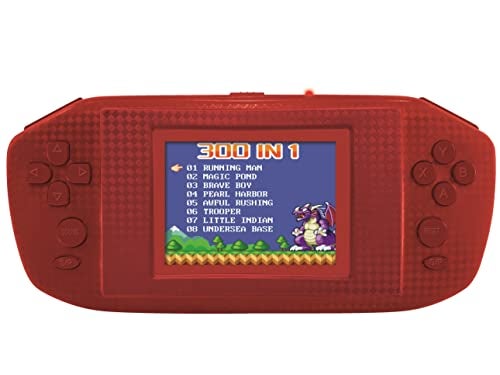 LEXiBOOK 300 Video Game Handheld Console Red - Image 2