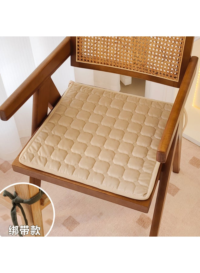 Thickened Cushion Cushion Winter Dutch Velvet Quilted Non-slip Student Classroom Seat Cushion Office Chair Cushion Cushion
