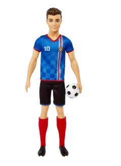 Barbie دمية كين لكرة القدم  - Image 1