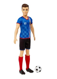 Barbie دمية كين لكرة القدم  - Image 3