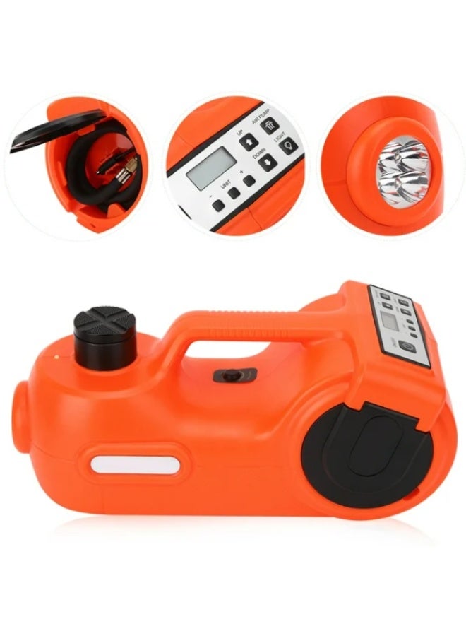 5*1 Car Jack Electric Floor Jack Electric Tire Lifting Hydraulic Jack Set with air comprosserTire Repair Tool tire DC12V 5T Multifunction Car Electric Floor Jack Portable Hydraulic Lifting Set For Car - Image 5