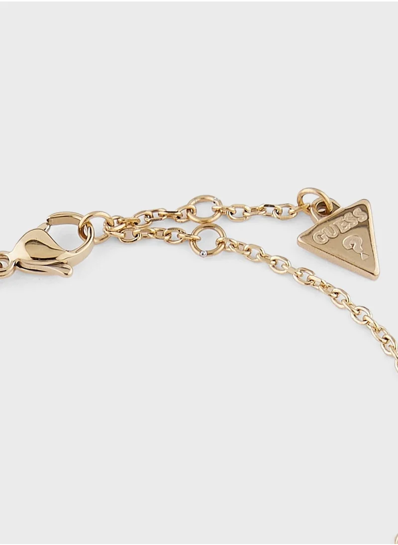 GUESS Round Detailed Chain Bracelet
