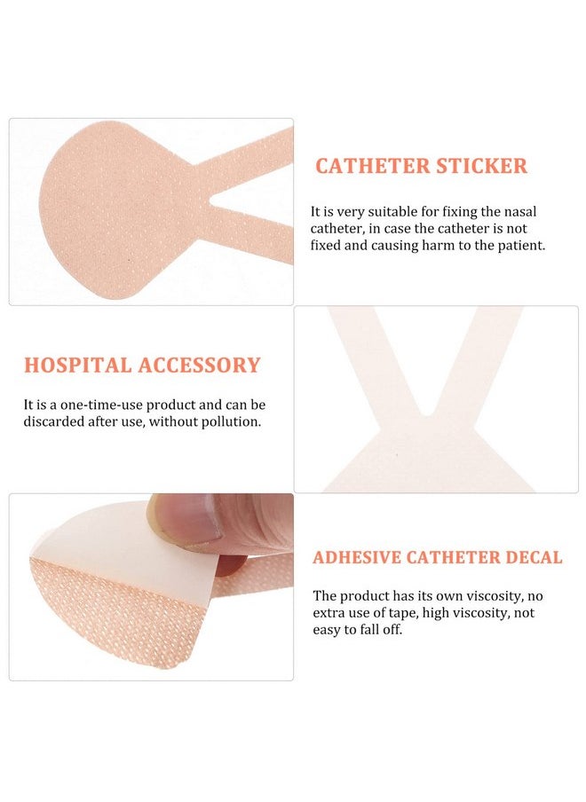Healifty Healifty 6 Sheets of Nasal Tube Holder Nasogastric Feeding Tube Fastener Catheter Fixed Tape Sticker Adhesive Decals for Home Clinic Care Nursing Supplies 11x8. 5x0. 1cm  - Image 3