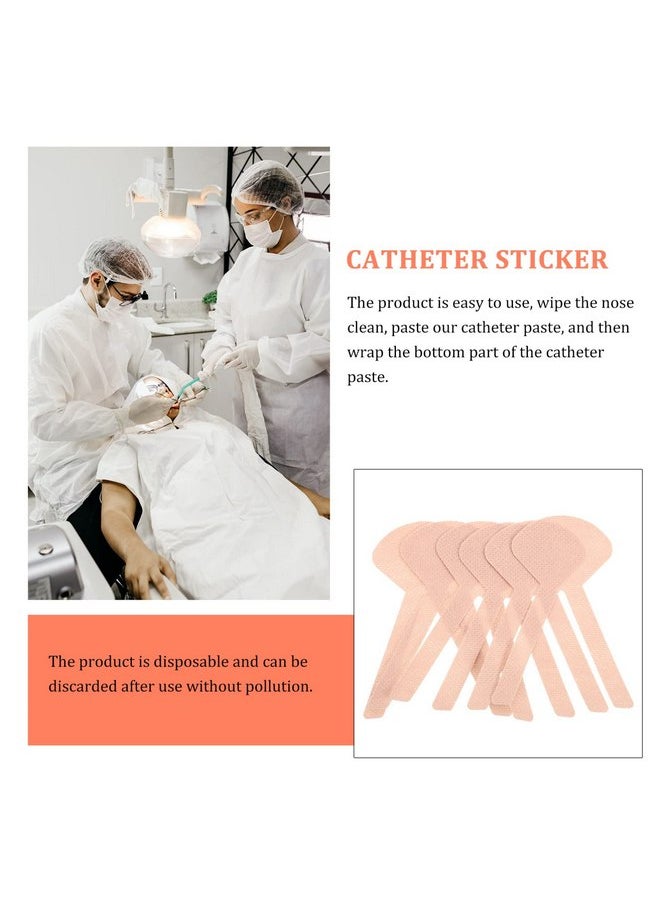 Healifty Healifty 6 Sheets of Nasal Tube Holder Nasogastric Feeding Tube Fastener Catheter Fixed Tape Sticker Adhesive Decals for Home Clinic Care Nursing Supplies 11x8. 5x0. 1cm  - Image 5