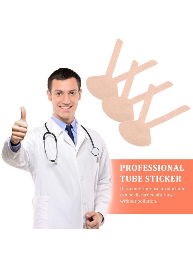 Healifty Healifty 6 Sheets of Nasal Tube Holder Nasogastric Feeding Tube Fastener Catheter Fixed Tape Sticker Adhesive Decals for Home Clinic Care Nursing Supplies 11x8. 5x0. 1cm  - Image 4