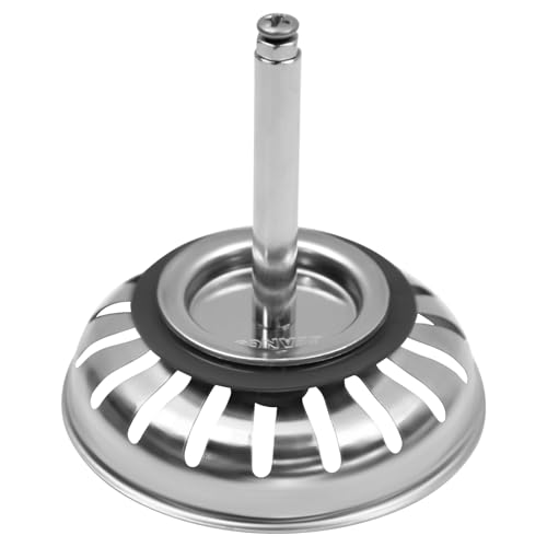 Blanco, 119146 8cm Sink Strainer with Easy Use Pivot 18 Drain Holes Genuine Replacement Stainless Steel - Image 2