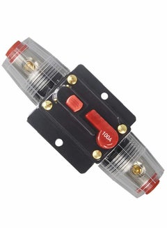 Y&D Audio Circuit Breaker Auto Car Stereo Inline Fuse Holders Inverter,100A/150A, Manual Reset 12V-24V DC for Automotive Marine Boat System Protection (100A)  - Image 1