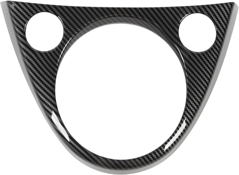 Gear Shifter Panel Frame Trim Cover, Gear Box Shift Panel Frame Cover Sticker, Paste Installation for 500 - Protective Scratch Layer, Easy Peel and Stick, (Carbon Fiber Pattern) - Image 1