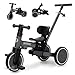 Bobike Toddler Bike with Push HandleTricycles for 1 to 3 Years Old Toddler Tricycle with Push Handle for Boy Girl Baby Balance Bike with Adjustable Seat Height and Removable Pedal Black - Image 2