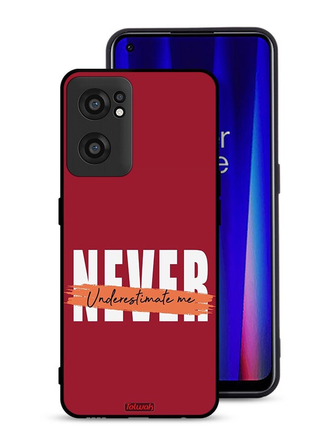 Tolwak OnePlus Nord CE 2 5G Protective Case Cover Never Underestimate Me - Image 1