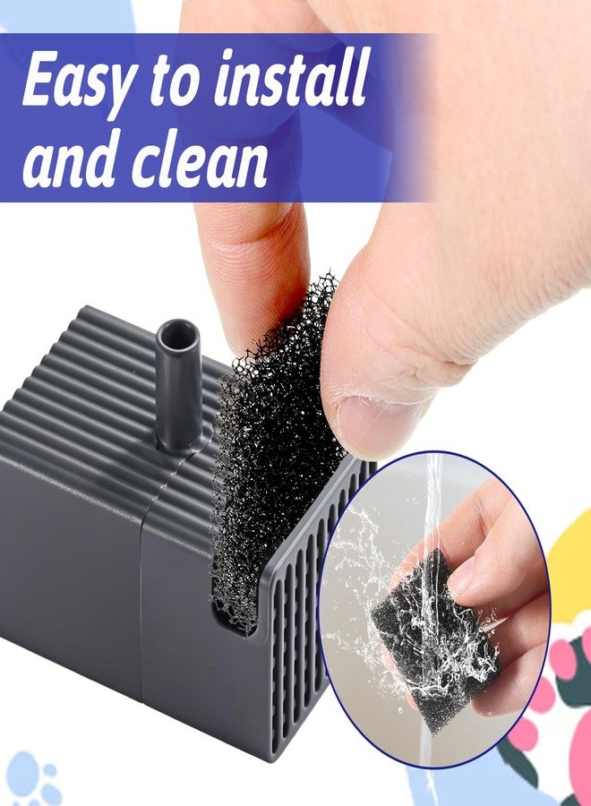 Ajcotahm 20 Pcs Pet Fountain Replacement Foam Filters, Cat Water Fountain Sponge Filters Compatible with PETKIT Eversweet 3 Pro PETKIT Eversweet Solo 2 - Image 5