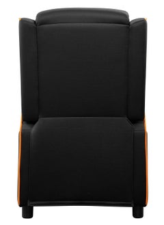 Cougar COUGAR Ranger One Gaming Sofa Chair, Ergonomic Recliner with Adjustable Backrest (95°/135°/160°), Breathable Woven Fabric, High-Density Foam Padding, Headrest & Lumbar Pillow, Side Storage Pocket, Steel Frame, 150kg Max Capacity, Ideal for Console & PC Gaming, Black/Orange | 3MRAOORB.0001  - Image 5