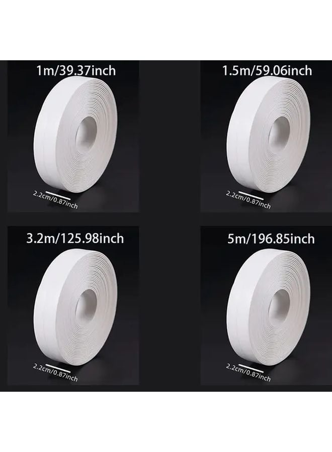 3 Rolls 1m Bathroom Sealing Tape Self Adhesive Kitchen Shower Gap Filler for Sink Bathtub Cracks - Image 3