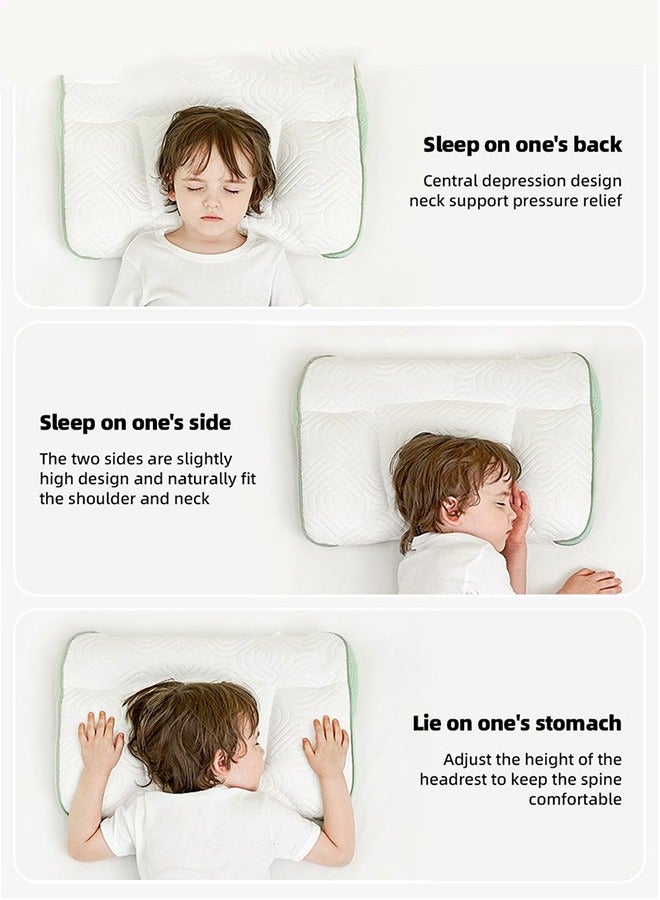 Ergonomic Toddler Pillow with Spine Protection Ultra Supportive Memory Foam for Toddlers Ideal for Children Aged 3+ Ensures Comfortable Sleep  - Image 3