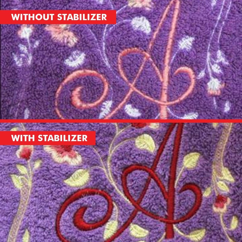 Superpunch Wash-Away Water Soluble Stabilizer for Embroidery - 9 inch x 25 Yard Roll, Fabric Stabilizer, Embroidery Backing & Cut Away Stabilizers - SuperStable Machine & Hand Sewing - Made in USA - Image 5