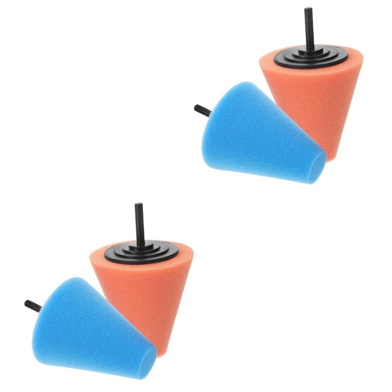 4 Pcs Polishing Sponge Pad Buffing Wheel For Drill Durable Hub Polishing Disc Car Wheels - Image 2