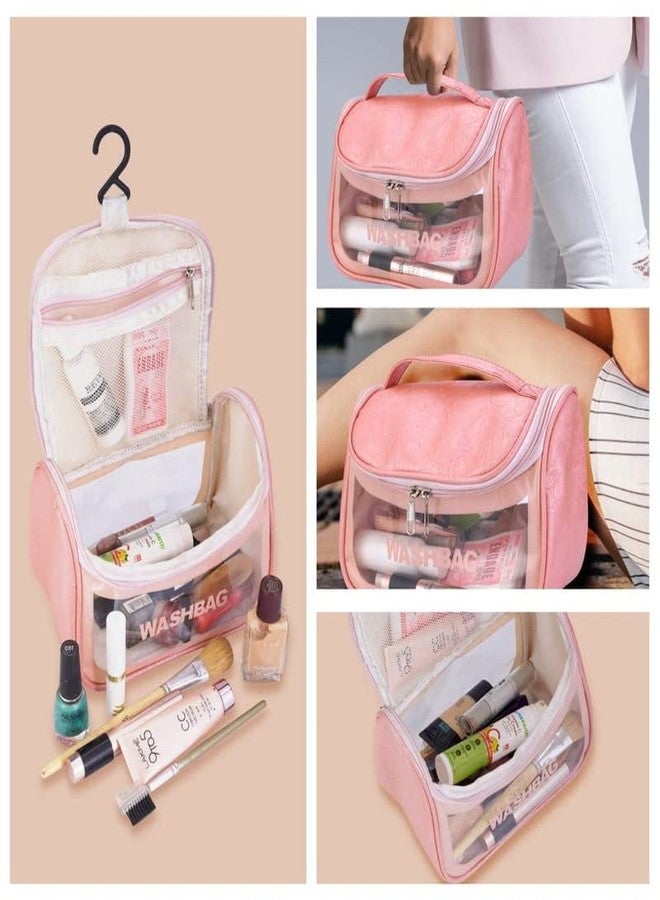 PRO ROOP New Cosmetic Organizer Bag Makeup Pouch for Women Travel Toiletry Bag for Cosmetics Brushes Accessories Waterproof Zippered Cosmetic Bag Portable Carry Pouch(New Cosmetic Bag) - Image 4