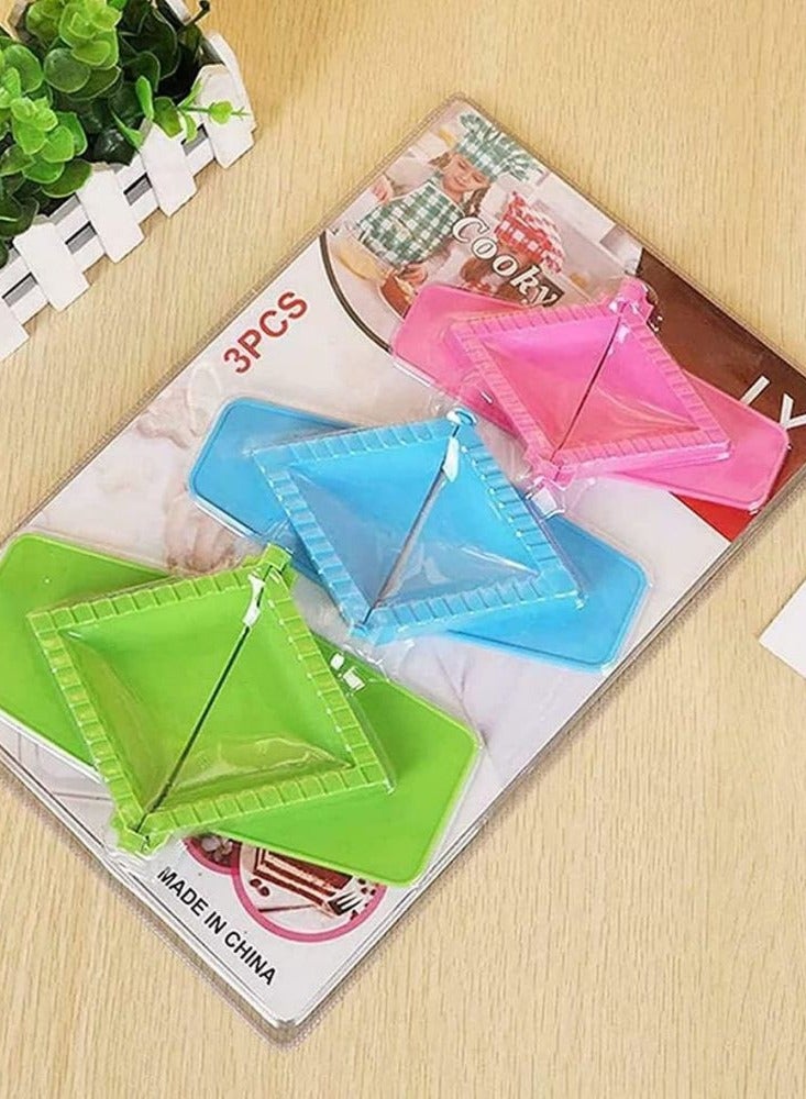 KASTWAVE Dumpling Maker Dough Press Triangle Dumpling Ravioli Maker Set Press Mold Essential Kitchen Tools for Pierogi, Pastelitos, Calzone, Raviolis, Gyozas, Patties, Pastries (6pcs) - Image 5