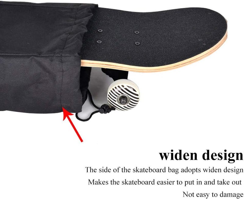 cheekyglo Skateboard Bag, MS2109 High Grade Super Thick 600D Waterproof Single Shoulder Skateboard Bag Skateboard Bag - Image 4