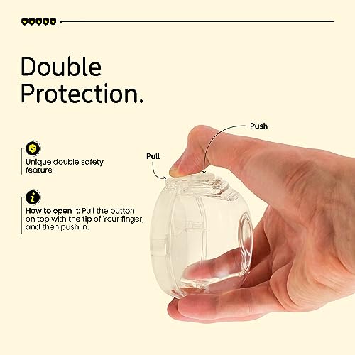 HIGHCRAFT Gas Stove Knob Covers for Child Safety - 5 Pack Durable and Heat Resistant Oven Knob Covers for Baby Proofing Electric or Gas Stoves - Easy Install Clear View Stove Safety Knob Covers - Highcraft - Image 5