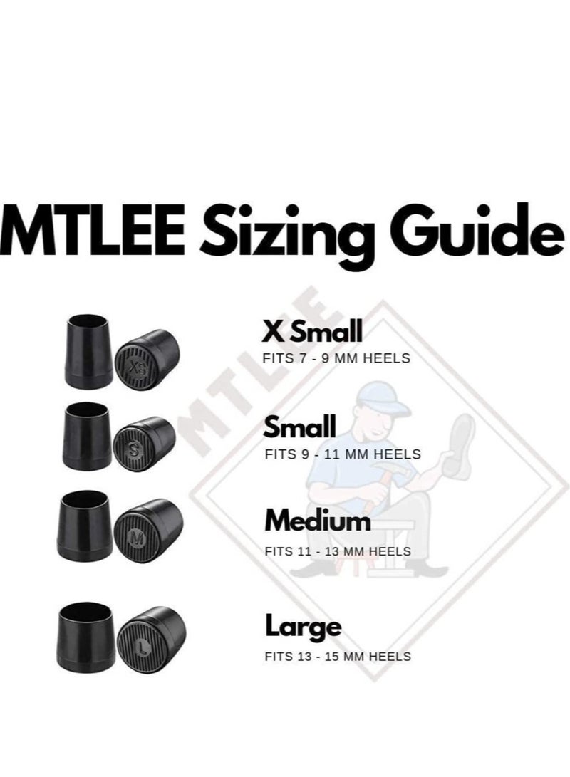 KASTWAVE واقيات الكعب العالي للأحذية، واقيات للمشي على العشب، واقيات الكعب العالي للأحذية النسائية، أغطية إصلاح الكعب المضادة للانزلاق - Image 3