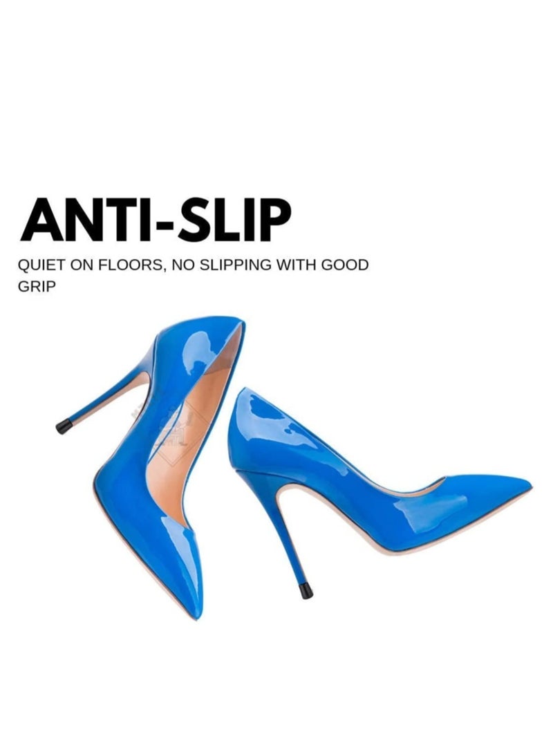 KASTWAVE واقيات الكعب العالي للأحذية، واقيات للمشي على العشب، واقيات الكعب العالي للأحذية النسائية، أغطية إصلاح الكعب المضادة للانزلاق - Image 5