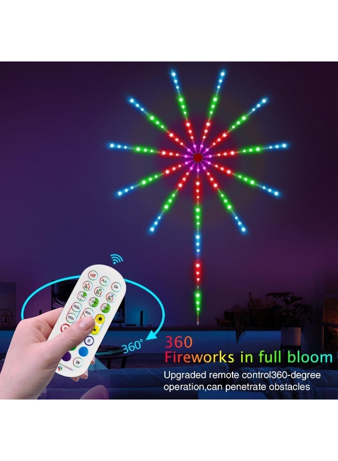 RGB LED Firework Light Strip and Remote – Bright & Colorful Firework Effect for Indoor & Outdoor Use - Image 3