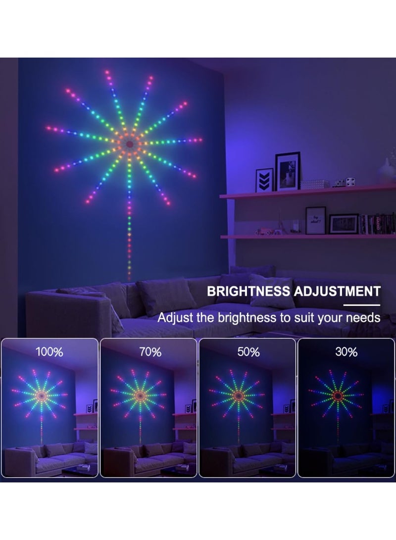 RGB LED Firework Light Strip and Remote – Bright & Colorful Firework Effect for Indoor & Outdoor Use - Image 4