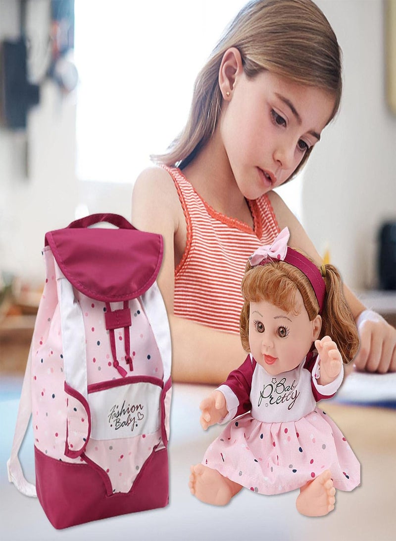 GGOOT Real Life Baby Dolls | Baby Dolls That Look Real | Vinyl Realistic Baby Girl, Dolls with Pink Clothes and Tableware, Birthday Gift Set for Girls - Image 2