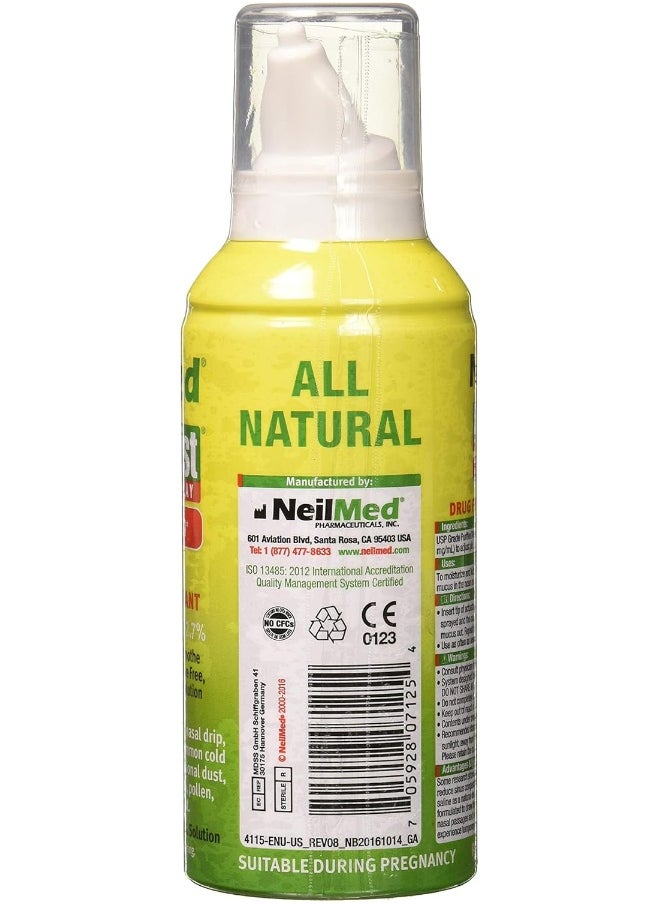 NeilMed Nasamist Hypertonic Extra Strength Saline Spray, 125Ml  - Image 2