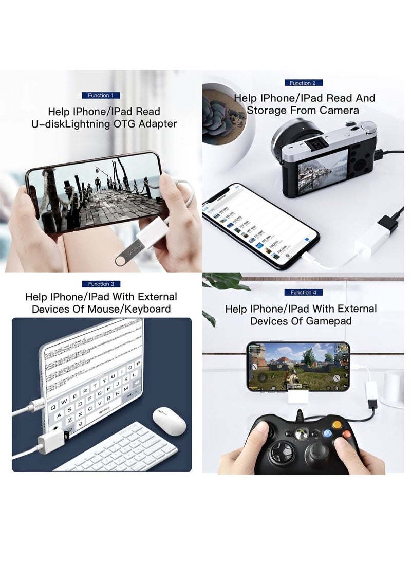 YESIDO GS10 IPHONE OTG CABLE ADAPTER - Image 4