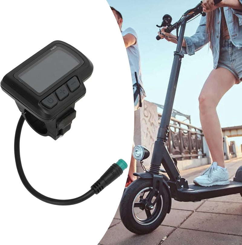 klarako Electric Bicycle LCD Display Meter, Electric Bike EN06 Display Control Panel with USB Power Speed Display andWaterproof Connector for Ebike Mountain Bike Scooter - Image 2