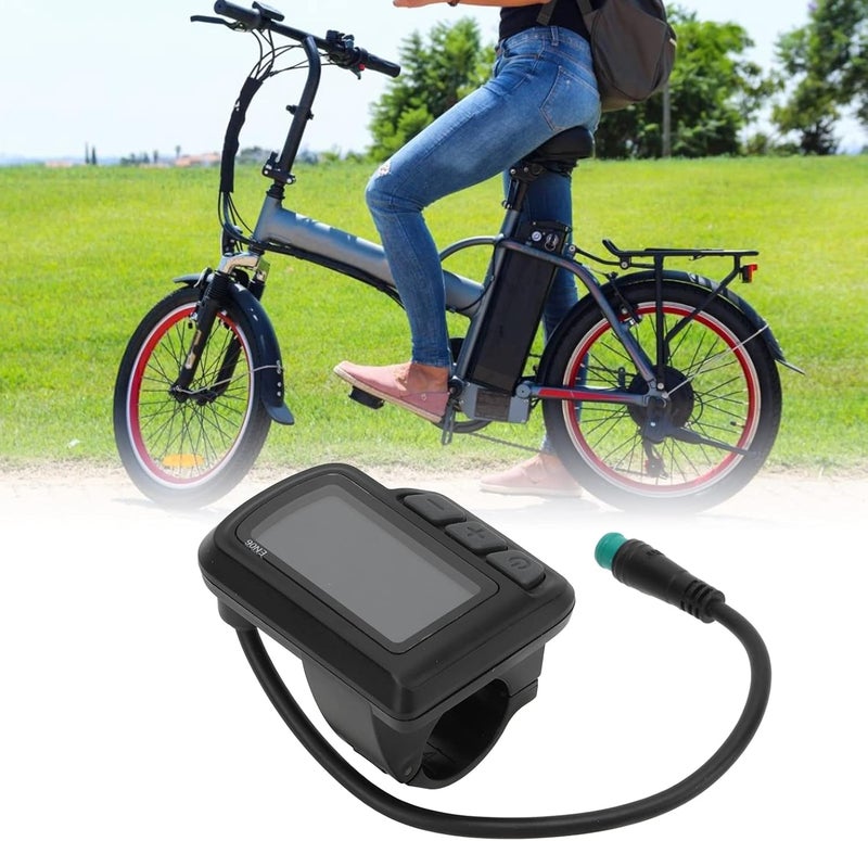 klarako Electric Bicycle LCD Display Meter, Electric Bike EN06 Display Control Panel with USB Power Speed Display andWaterproof Connector for Ebike Mountain Bike Scooter - Image 3