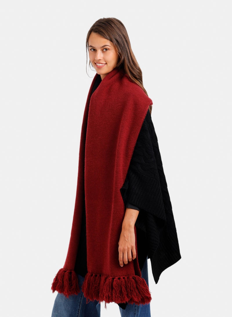 Carina Fringed Rectangular Scarf - Image 3