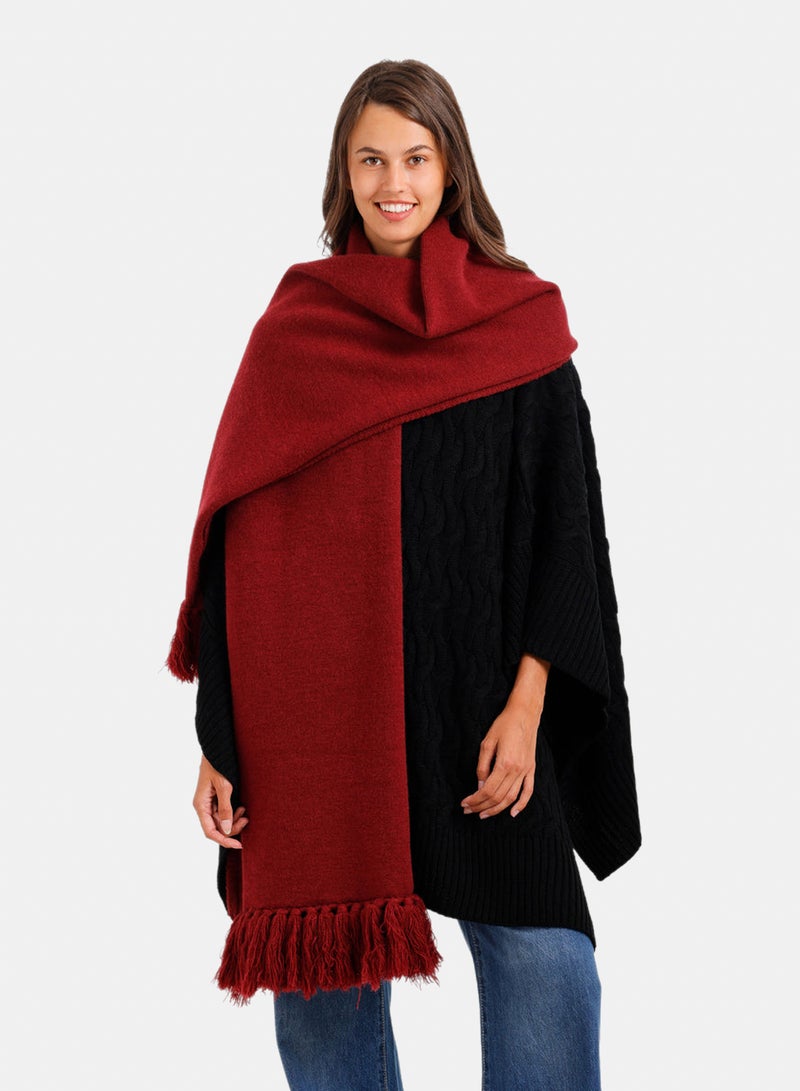 Carina Fringed Rectangular Scarf - Image 1