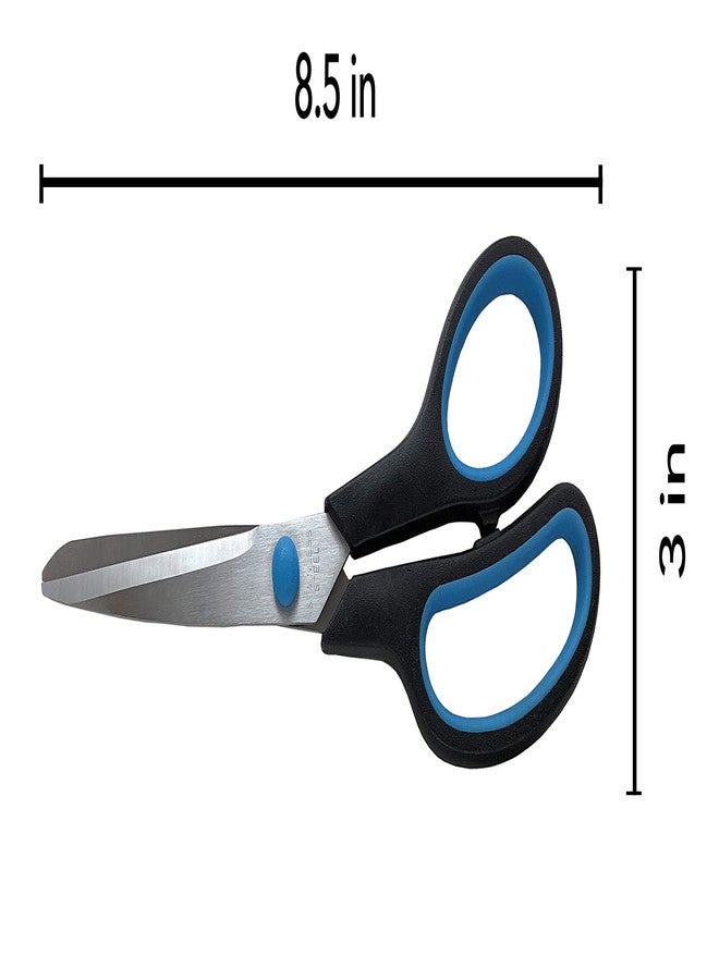 Clipco Stainless Steel Scissors with Ergonomic Handle (Pack of 30) - Image 4