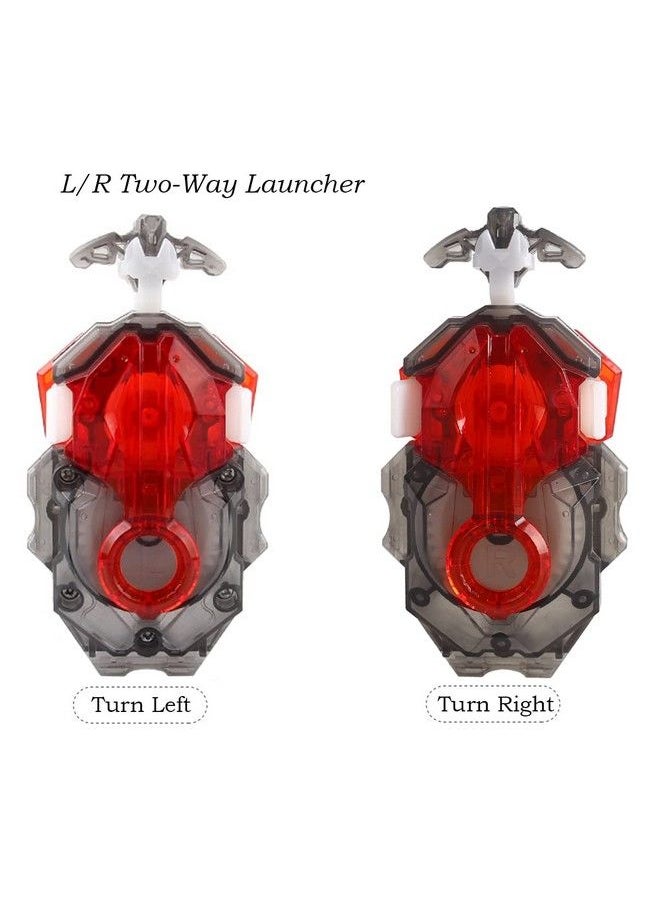 Generic - Battling Tops Burst Launcher B184,L/R Twoway Launcher,Db Layer System Pullwire Launcher (Red) - Image 1