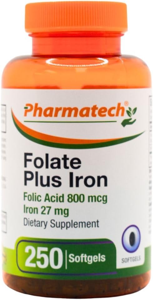 PHARMATECH Folate Plus Iron Softgels for Women - Image 1