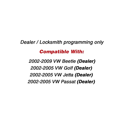KeylessOption Keyless Entry Remote Control Car Flip Key Fob Replacement for HLO1J0959753AM, HLO1J0959753DC (Pack of 2) - Image 4