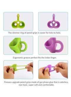Generic Pencil Grips, Breakthrough Assorted Writing Aid Grip Trainer Posture Correction Finger Grip for Kids Preschoolers Children Adults Special Needs for Lefties or Righties(6PCS)  - Image 2