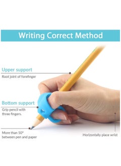 Generic Pencil Grips, Breakthrough Assorted Writing Aid Grip Trainer Posture Correction Finger Grip for Kids Preschoolers Children Adults Special Needs for Lefties or Righties(6PCS)  - Image 5