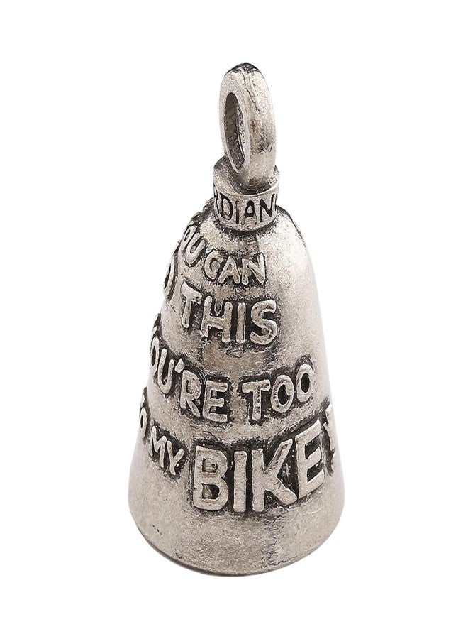 Guardian Bell If You Can Read This Good Luck Bell w/Keyring & Black Velvet Gift Bag | Motorcycle Bell | Lead-Free Pewter | Good Luck Gift to Friends & Family | Bike Bell | Made in USA - Image 2