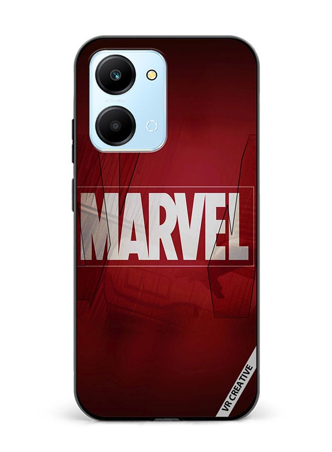 VR CREATIVE Protective Case Cover For Honor Play7T Marvel Logo Design Multicolour - Image 1