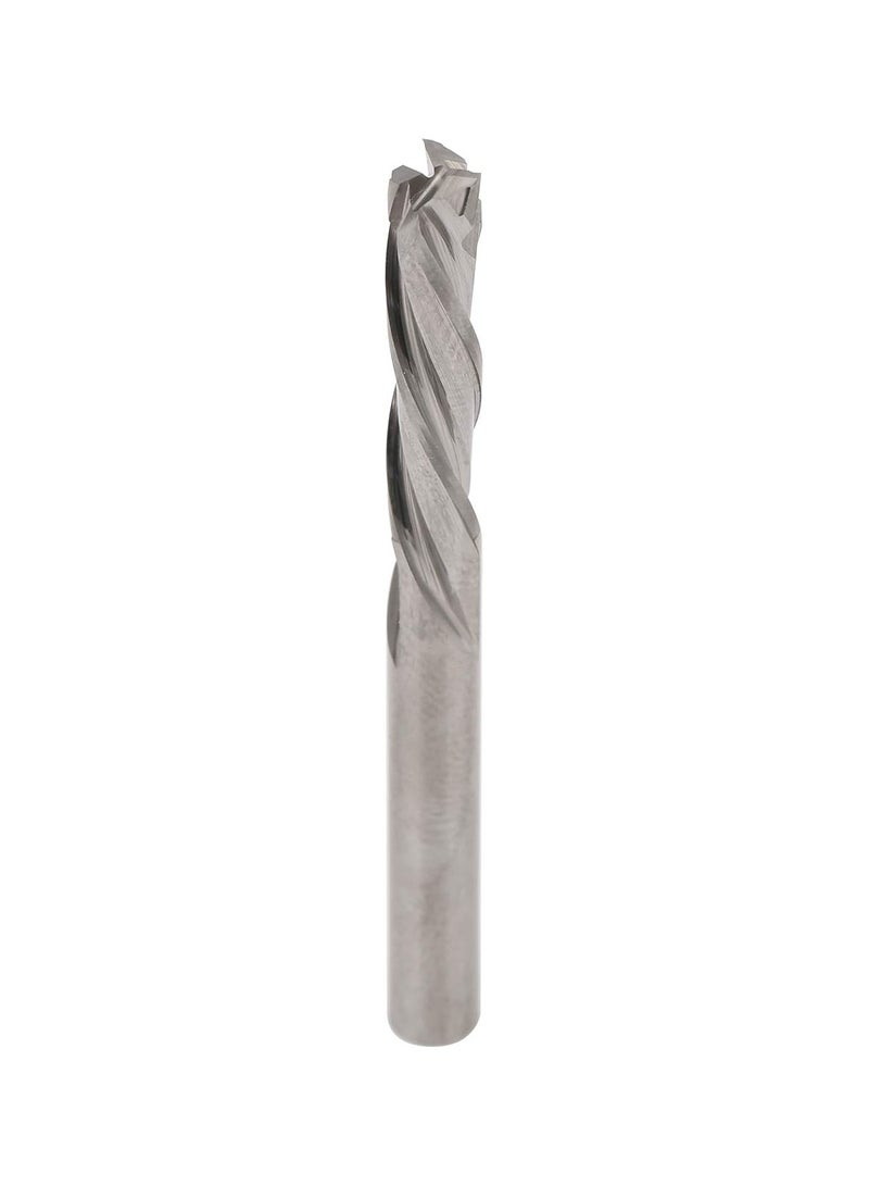 3 Flute End Mill Cutter, Tungsten Steel 5 x 5 x 22 x 55mm Round Shank End Milling Cutter Tool Drill Bit Tool for Aluminum Metalworking Tool