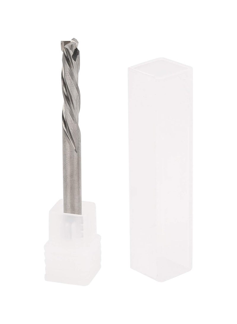 3 Flute End Mill Cutter, Tungsten Steel 5 x 5 x 22 x 55mm Round Shank End Milling Cutter Tool Drill Bit Tool for Aluminum Metalworking Tool