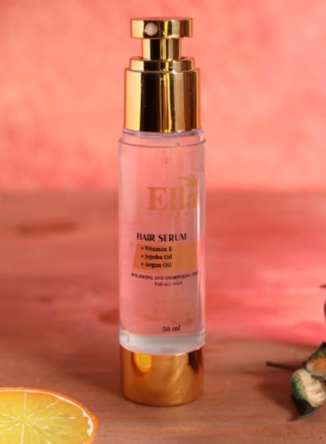 Ella Care Serum for protection and nourishment with its formula of castor oil, argan oil, jojoba oil and vitamin E from ella care, 50 ml - Image 3