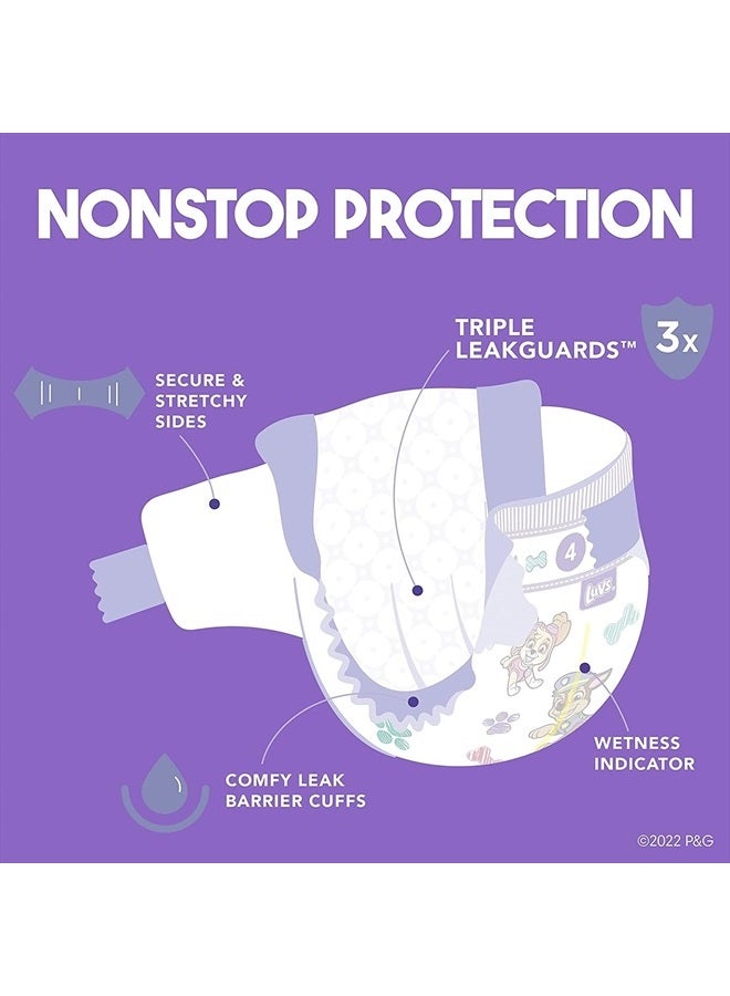 Luvs Diapers - Size 5, 172 Count, Paw Patrol Disposable Baby Diapers - Image 4