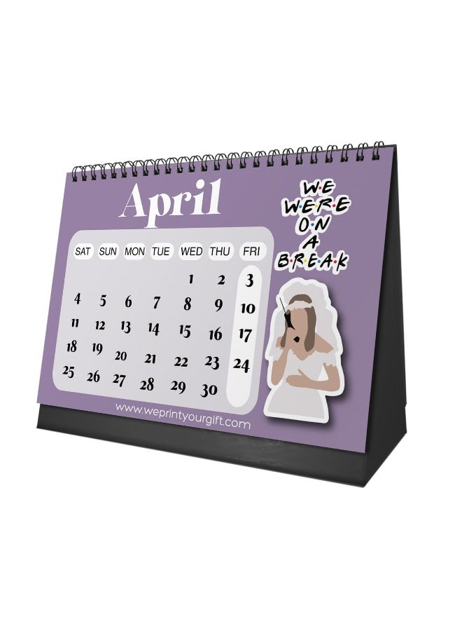 We Print, Your Gift Friends Series Desk Calendar 2026 -Durable cardboard base - Image 5